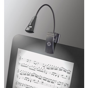 K & M 12242 - Music Stand Light - '2LED Flex light'