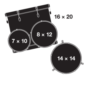 Gretsch Renown Maple Studio - Satin Antique Blue Burst