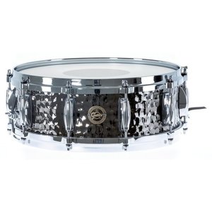 Gretsch Snare Drum - 14" x 5" - Hammered Black Steel