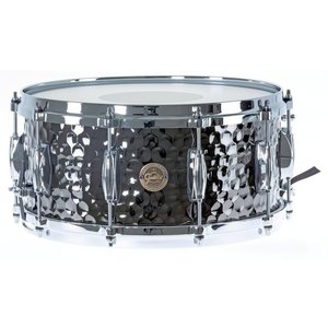 Gretsch Snare Drum - 14" x 6.5" - Hammered Black Steel