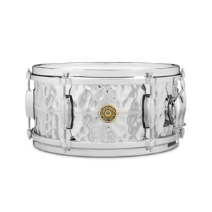 Gretsch Snare Drum - 13" x 6" - Hammered Chrome over Brass