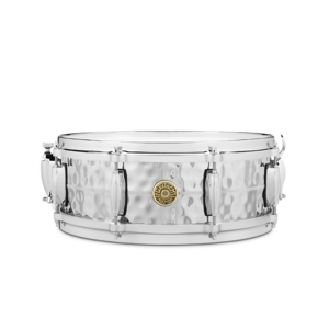 Gretsch Snare Drum - 14" x 5" - Hammered Chrome over Brass