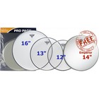 Remo Emperor Clear - Pro Pack - 12"/13"/16" - 1 x 14" Emperor For Free