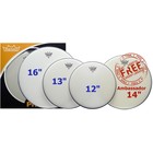 Remo Emperor Coated - Pro Pack - 12"/13"/16" - 1 x 14" Ambassador For Free