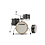 Sonor AQX - Jazz Set - Black Midnight Sparkle