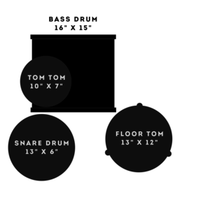 Sonor AQ2 - Safari Setup - Transparent Black Stain