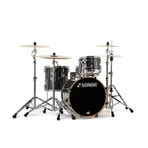 Sonor ProLite Shell Set - 320 - Ebony White Stripes