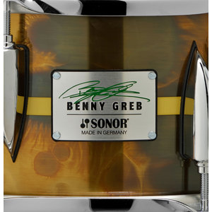 Sonor Benny Greb -  Signature Snare Drum - 13" x 5.75" - Vintage Brass