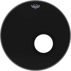 Remo Powerstroke 3 - Ebony - 20" - P3-1020-ES-DM - Bass Drum Reso