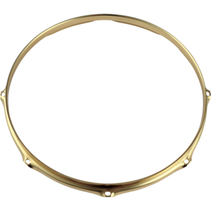 Tama MSP14-8 - Customized Brass Mighty Hoop - 14" 8 Hole Batter Side