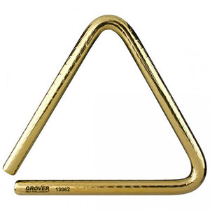 Grover TR-BPH6 - Triangle - Hammered Bronze - 6"