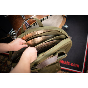 Meinl  MWC22GR - Waxed Canvas Collection - 22” Cymbal Bag Classic  Forrest Green