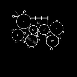 Pearl Roadshow  Plus - Matte Red - 22" - Showroom Model