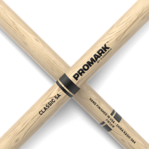 Promark 5A - Classic Attack - Oak - Oval Wood Tip - PW5AW