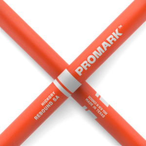 Promark 5A -Classic Rebound Painted Orange Hickory - Acorn Wood Tip