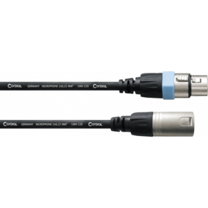 Cordial CCM5FM - XLR Male / XLR Female - 5m - Microfoonkabel