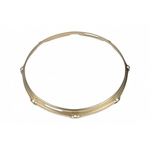 Tama MSB14S8D - 2.3mm Brass Sound Arc Hoop - 14" 8 hole Reso side