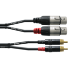Cordial CFU3FC - RCA - 2x XLR F./2x RCA - 3 m