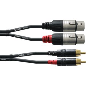 Cordial CFU3FC - RCA - 2x XLR F./2x RCA - 3 m