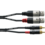 Cordial CFU3FC - RCA - 2x XLR F./2x RCA - 3 m