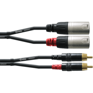 Cordial CFU3MC - REAN 2x XLR M./2x RCA - 3m