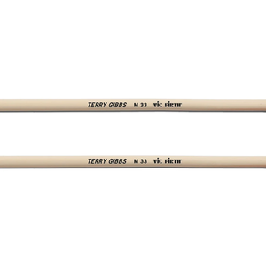 Vic Firth M33 - Vibraphone Mallets - Hard - Terry Gibbs Signature - Rattan
