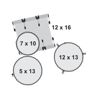 Gretsch Catalina Club Micro Kit - Sahara Sparkle