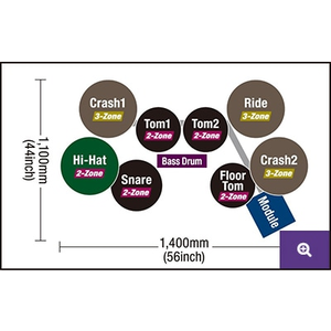 Yamaha DTX6K5-M  - Mesh Heads