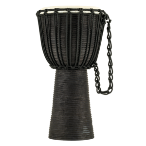 Meinl  HDJ3-M - Headliner Rope Tuned Djembe - Black River Series - 10"