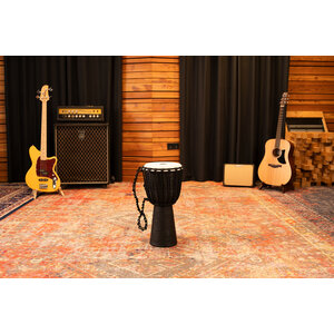 Meinl  HDJ3-M - Headliner Rope Tuned Djembe - Black River Series - 10"