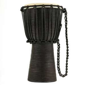 Meinl  HDJ3-S - Headliner Rope Tuned Djembe - Black River Series - 8"