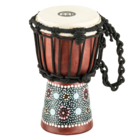 Meinl  HDJ8-XXS - African Style Mini Djembe - Flower