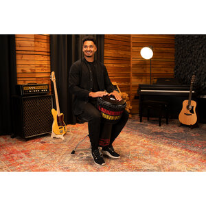 Meinl  ADJ7-XL - African Style, Rope Tuned Wood Djembe - Fire Rhythm Series