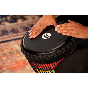 Meinl  ADJ7-XL - African Style, Rope Tuned Wood Djembe - Fire Rhythm Series
