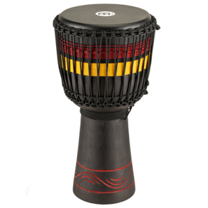 Meinl  ADJ7-L - African Style, Rope Tuned Wood Djembe - Fire Rhythm Series