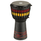 Meinl  ADJ7-M - African Style, Rope Tuned Wood Djembe - Fire Rhythm Series