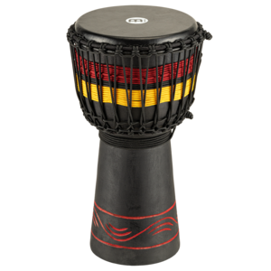 Meinl  ADJ7-M - African Style, Rope Tuned Wood Djembe - Fire Rhythm Series