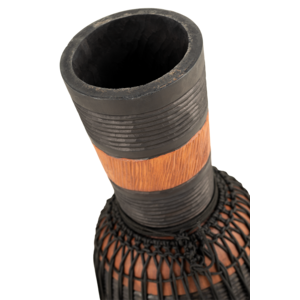 Meinl  ADJ3-XL - African Style, Rope Tuned Wood Djembe - Brown/Black