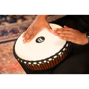 Meinl  ADJ3-XL - African Style, Rope Tuned Wood Djembe - Brown/Black