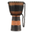 Meinl  ADJ3-M - African Style, Rope Tuned Wood Djembe - Brown/Black