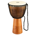 Meinl  ADJ2-XL - African Style, Rope Tuned Wood Djembe - Brown