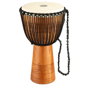 Meinl  ADJ2-XL - African Style, Rope Tuned Wood Djembe - Brown