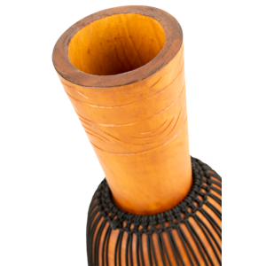 Meinl  ADJ2-XL - African Style, Rope Tuned Wood Djembe - Brown