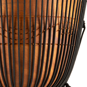 Meinl  ADJ2-XL - African Style, Rope Tuned Wood Djembe - Brown