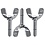Latin Percussion LP924 - Wing screw 5/16" x 33 mm
