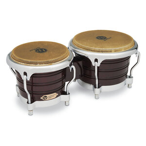 Latin Percussion LP201AX-2DW - Bongo Set - Dark Wood