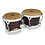 Latin Percussion LP201AX-2DW - Bongo Set - Dark Wood