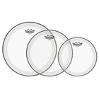 Remo Powerstroke 4 - Clear - Tom Pack - 10" 12" 14"