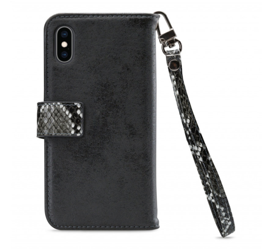 Mobilize 2in1 Gelly Wallet Zipper Case iPhone Xs Max Zwart/Snake