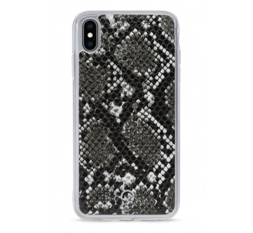 Mobilize 2in1 Gelly Wallet Zipper Case iPhone Xs Max Zwart/Snake
